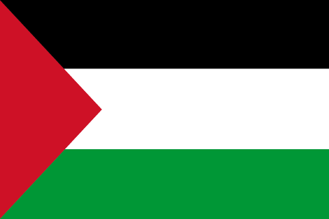 Flagge von Palästina – aktuelles Spenden-Einsatzgebiet.