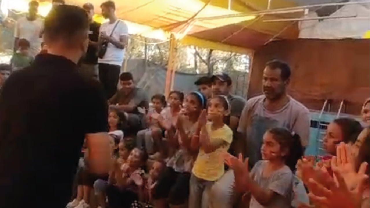 Kinder bei einer Bildungs- und Kulturveranstaltung in Gaza-City, organisiert von der Yusef Foundation.